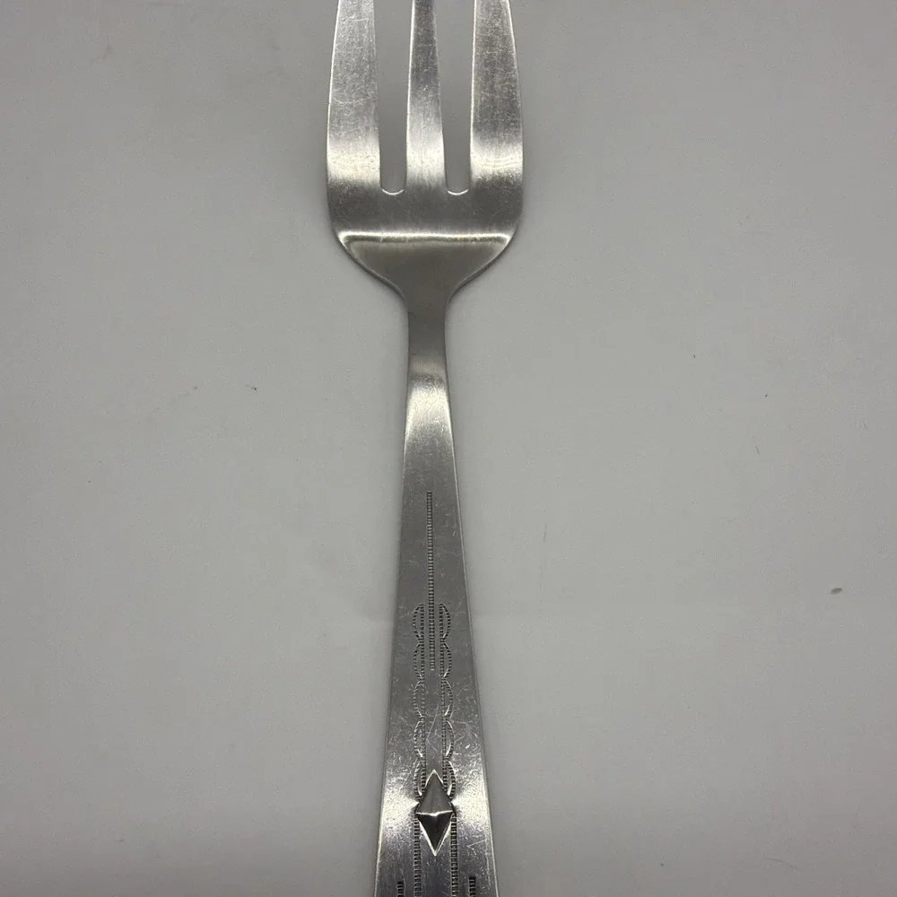 Zia International Silver 1990-93‎ Medium Serving Cold Meat Fork